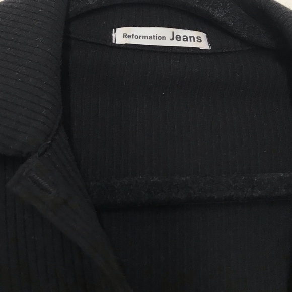 Reformation Wimbledon Ribbed Mini Polo Dress - Picture 3 of 6